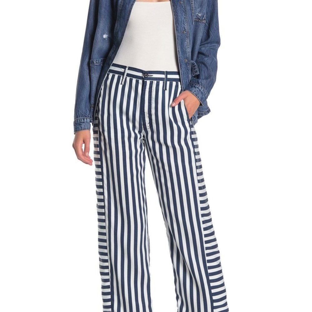 Mother the inset Greaser Jeans Pant Navy Blue Jean - Picture 8 of 12